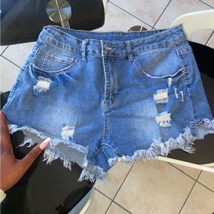 High waist shorts